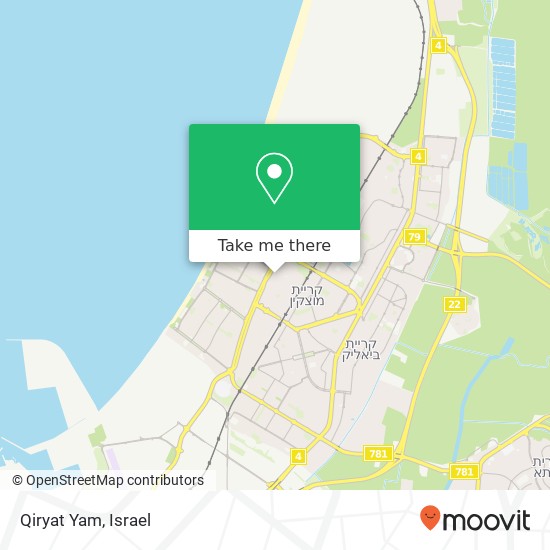 Qiryat Yam map