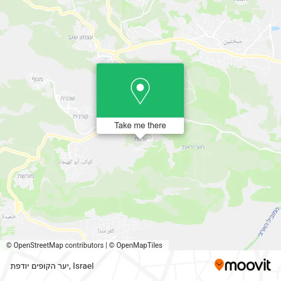 Карта יער הקופים יודפת