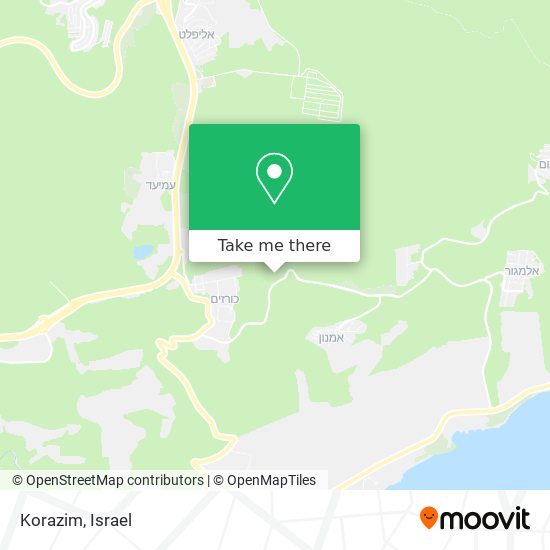 Карта Korazim