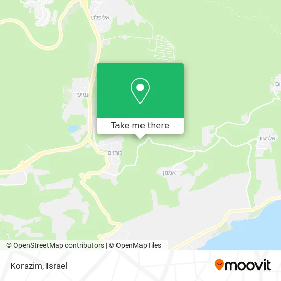 Карта Korazim