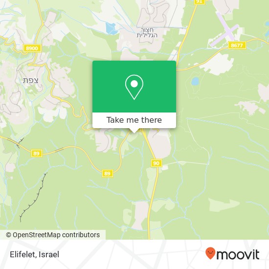 Elifelet map