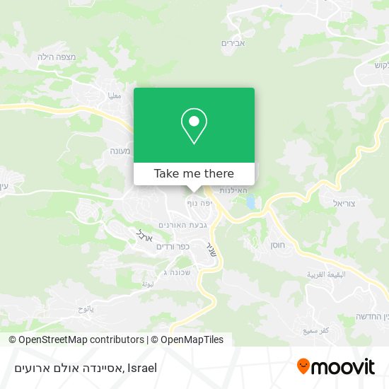 אסיינדה אולם ארועים map