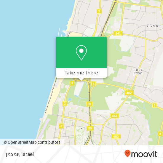 יוניצמן map