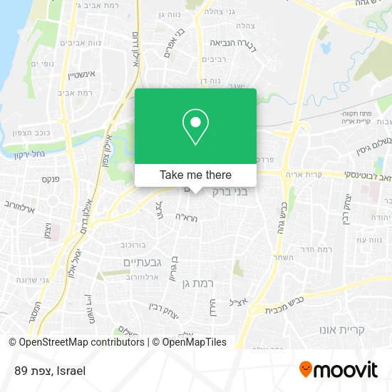 Карта צפת 89