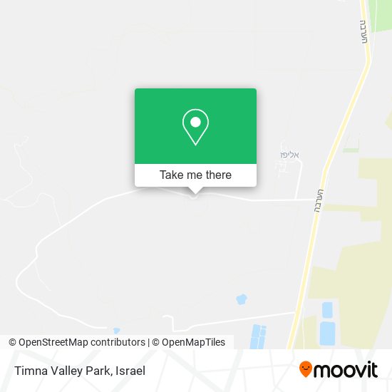 Timna Valley Park map