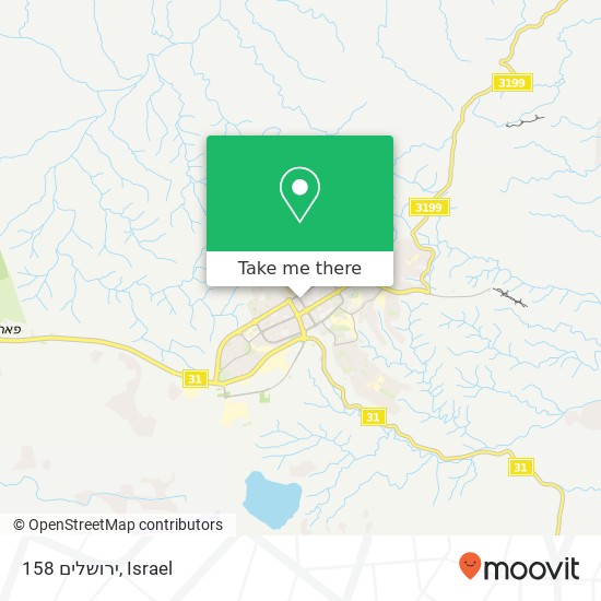 ירושלים 158 map