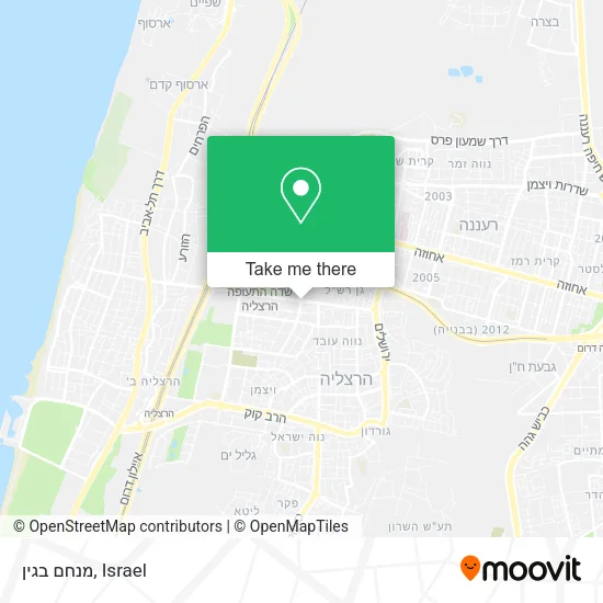 Карта מנחם בגין