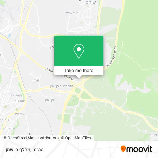 מחלף בן שמן map