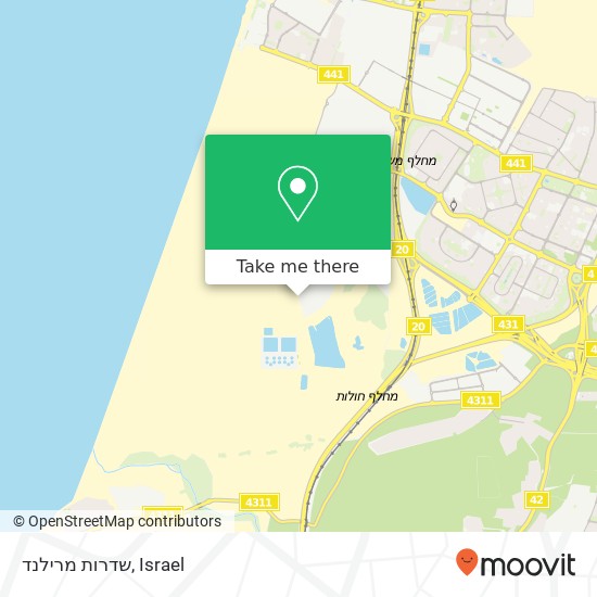 שדרות מרילנד map