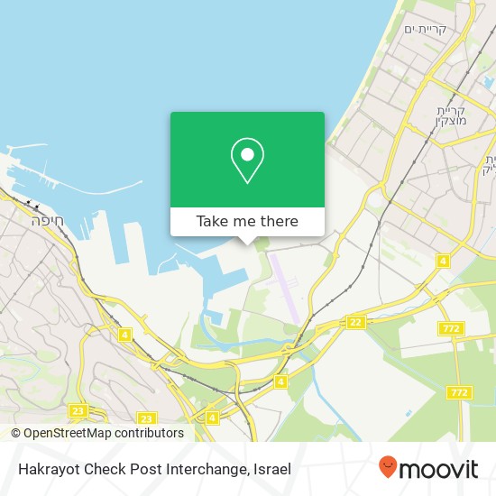 Hakrayot Check Post Interchange map