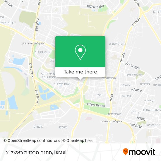 תחנה מרכזית ראשל''צ map