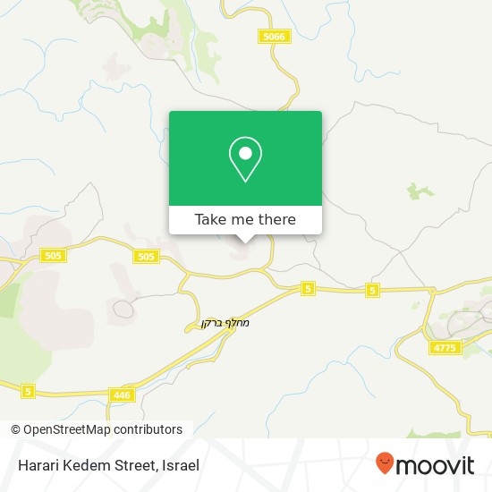 Карта Harari Kedem Street
