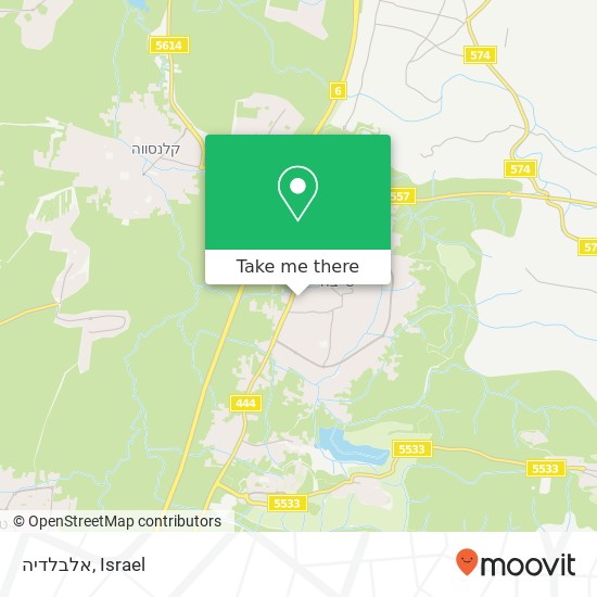 אלבלדיה map