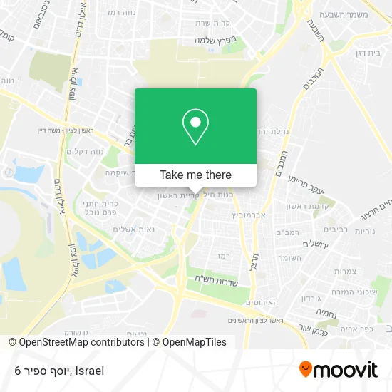 Карта יוסף ספיר 6