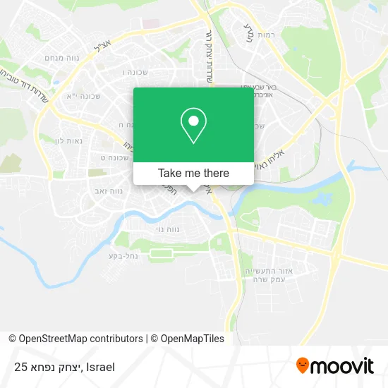 Карта יצחק נפחא 25