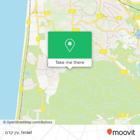 עין קדם map