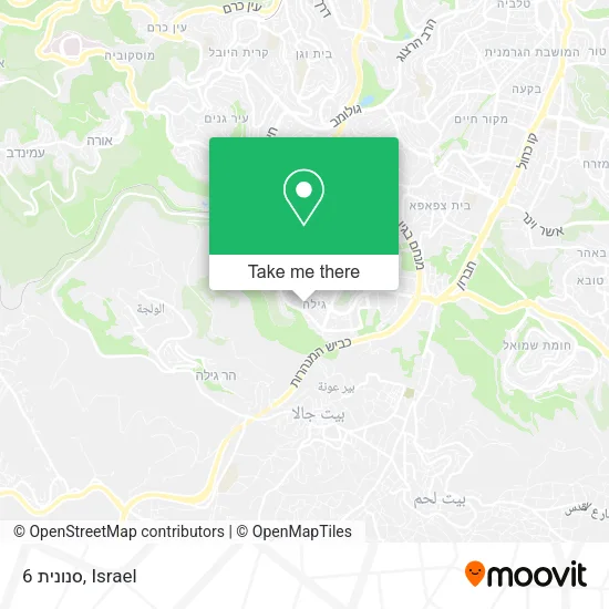 Карта סנונית 6