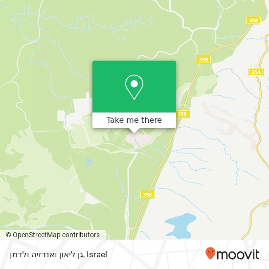 גן ליאון ואנדזיה ולדמן map