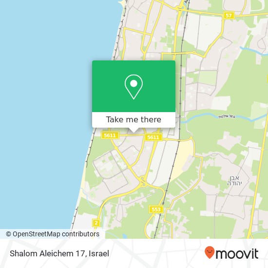 Карта Shalom Aleichem 17