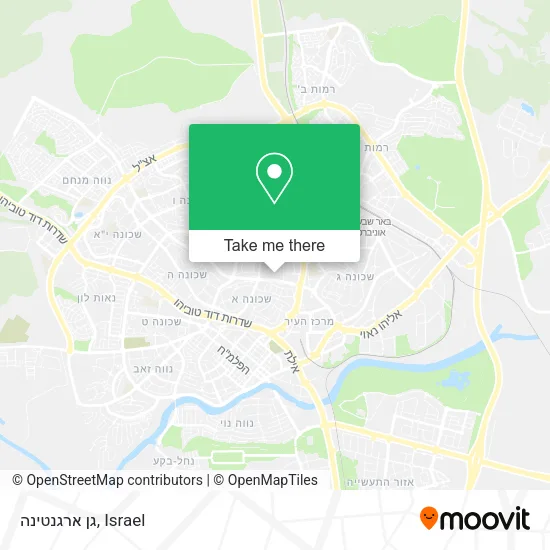 Карта גן ארגנטינה