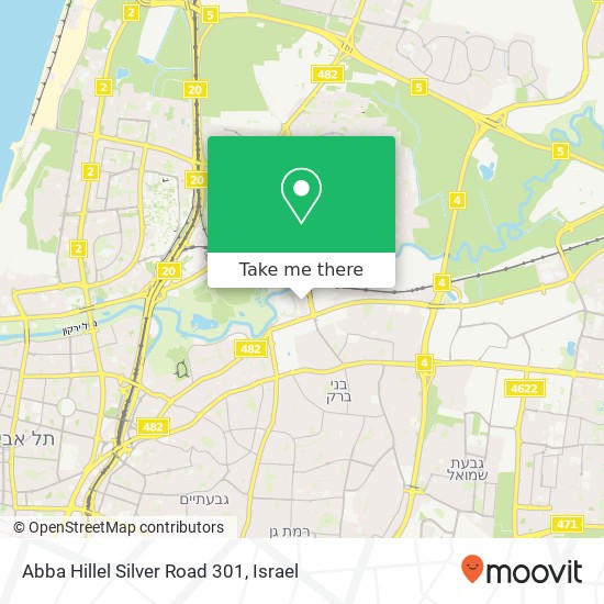 Abba Hillel Silver Road 301 map