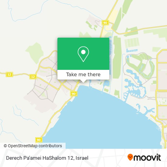 Карта Derech Pa'amei HaShalom 12