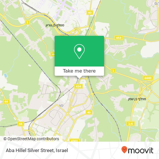 Aba Hillel Silver Street map