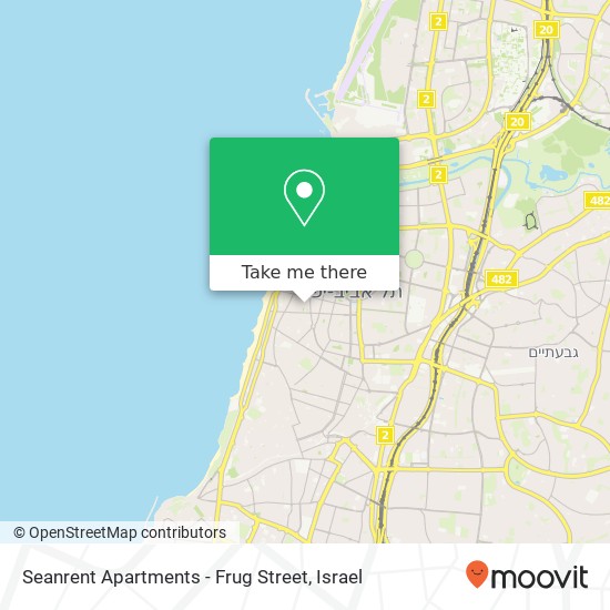Seanrent Apartments - Frug Street map