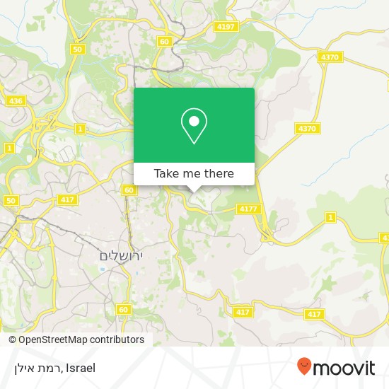 Карта רמת אילן