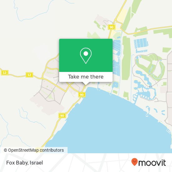 Fox Baby, אילת, באר שבע, 88000 ישראל map