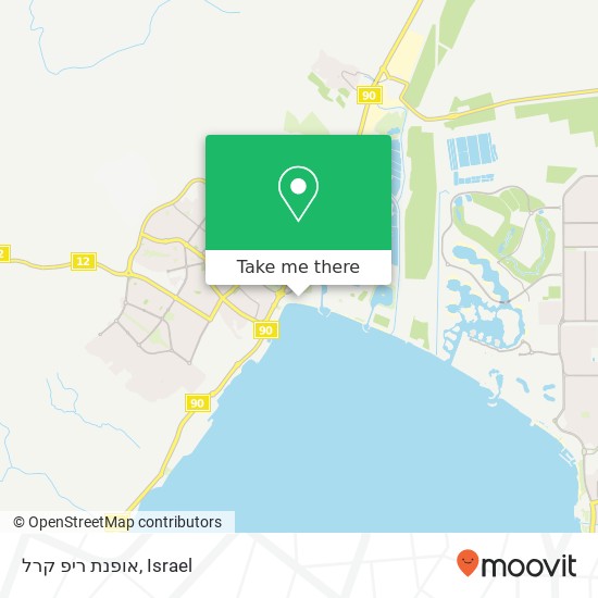 Карта אופנת ריפ קרל, דרך פעמי השלום אילת, באר שבע, 88000 ישראל