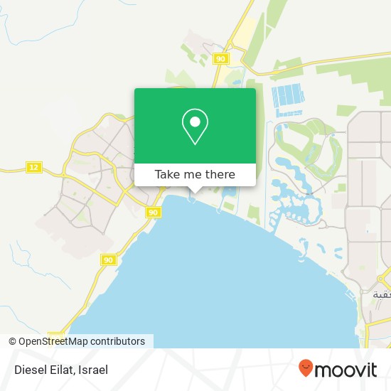 Diesel Eilat, אילת, 88000 map