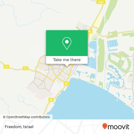 Freedom, שדרות התמרים אילת, באר שבע, 88000 map