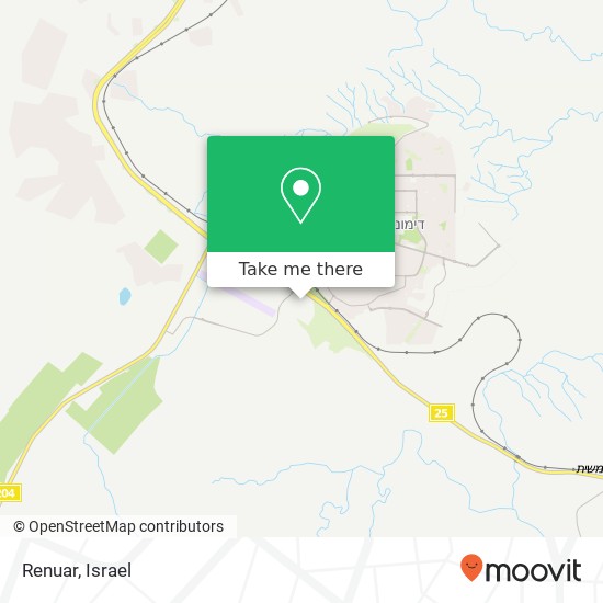 Renuar, דימונה, באר שבע, 86000 map