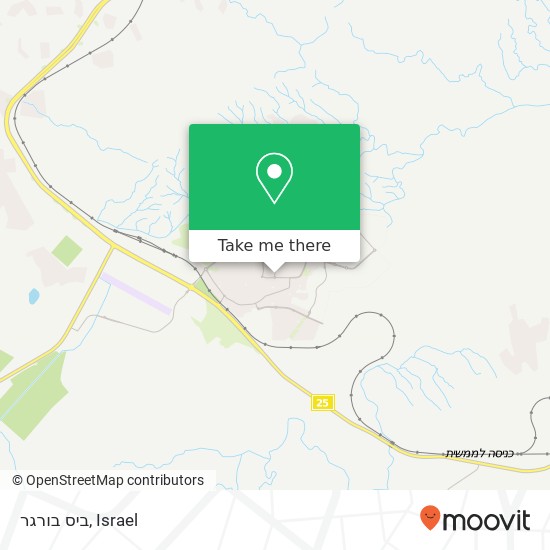 ביס בורגר, מ"ד המעפילים דימונה, באר שבע, 86000 map