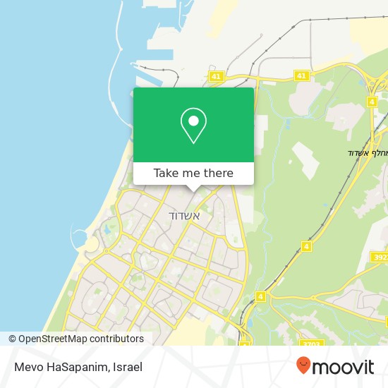 Mevo HaSapanim map