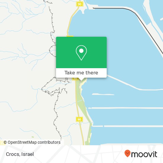 Crocs, באר שבע, 84000 map