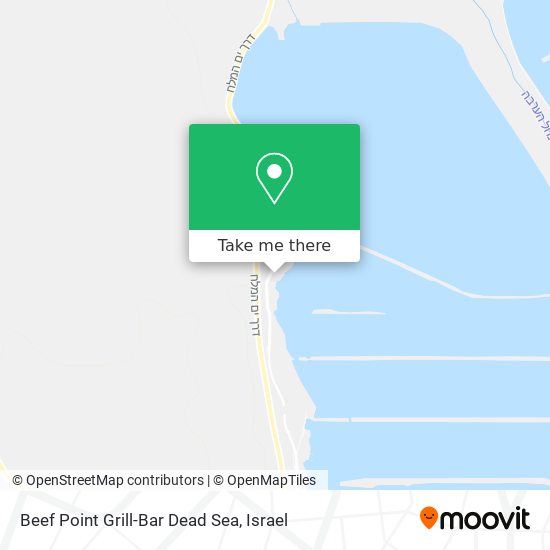 Карта Beef Point Grill-Bar Dead Sea