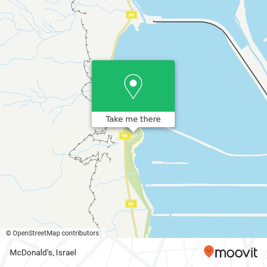 McDonald's, באר שבע, 84000 map