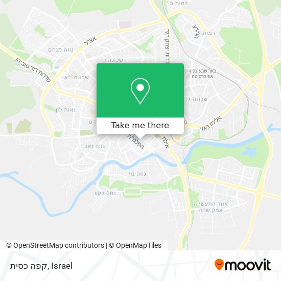 קפה כסית map