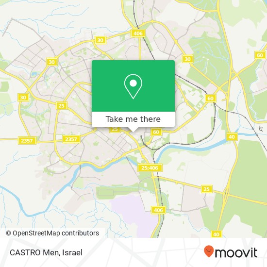 CASTRO Men, באר שבע, באר שבע, 84000 map