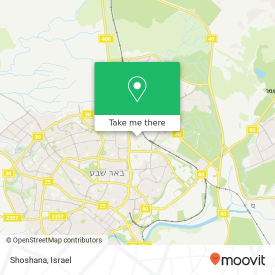 Shoshana, יוסף בן מתתיהו ד, באר שבע, 84579 map