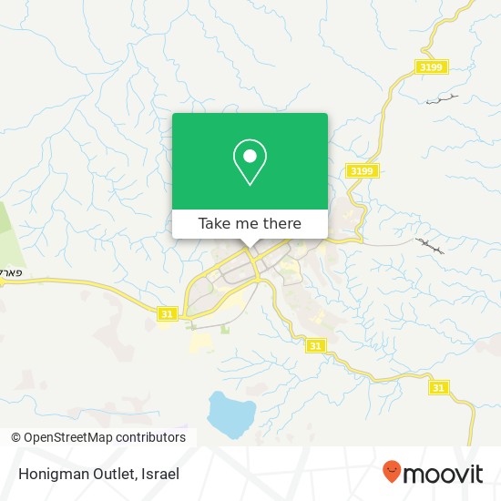 Honigman Outlet, ערד, באר שבע, 89000 map