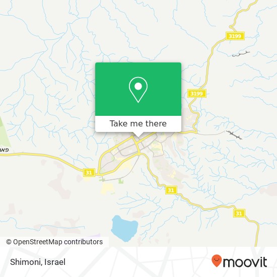 Shimoni, ירושלים ערד, באר שבע, 89000 map