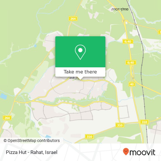 Pizza Hut - Rahat map