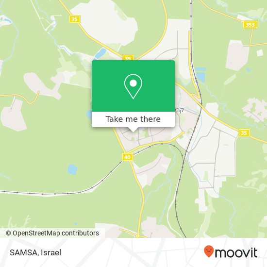 SAMSA, קרית גת, 82000 map