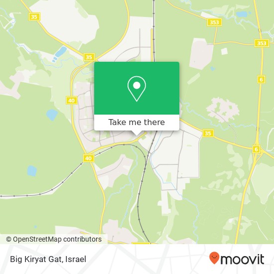 Карта Big Kiryat Gat