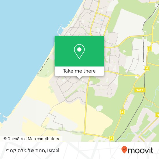 Карта חנות של גילה קמרי, יהודה הלוי אשקלון, אשקלון, 78258