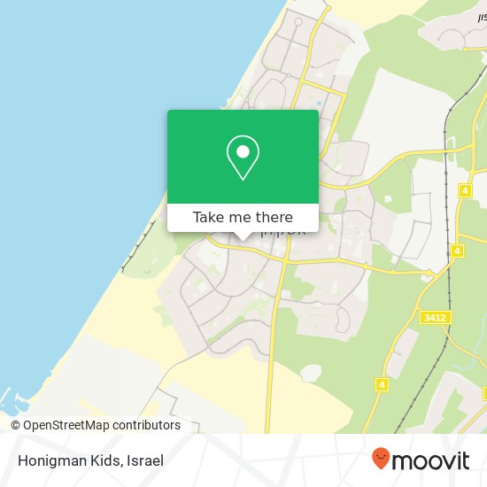 Honigman Kids, אשקלון, אשקלון, 78000 map