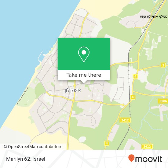 Marilyn 62, אלי כהן אשקלון, אשקלון, 78718 map